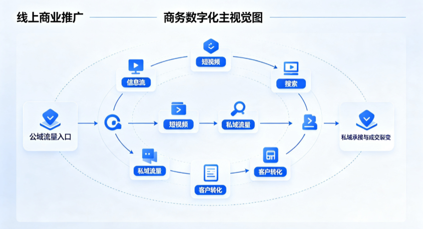 启东市线上商业推广怎么做？全域流量闭环搭建与低成本转化实战指南